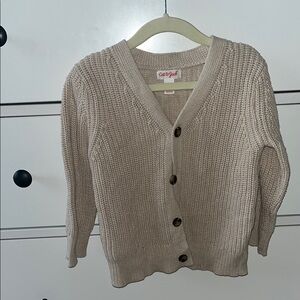 Cat & Jack Beige toddler sweater 2t